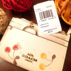 Authentic Coach Cherry and Lemon coin purse